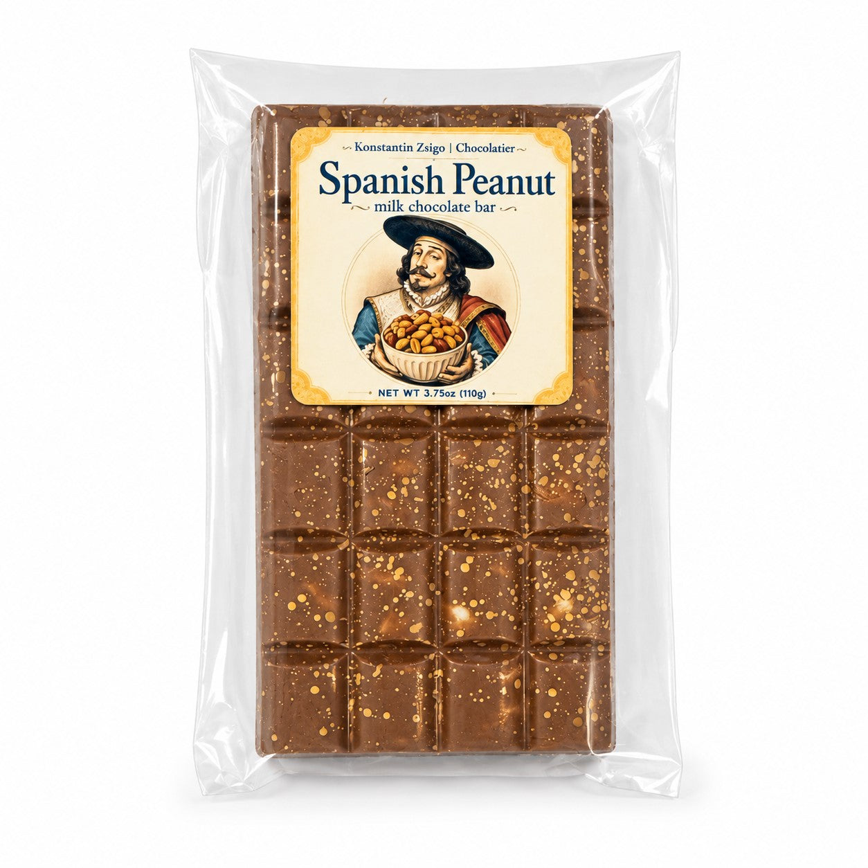 Spanish Peanut Milk Chocolate Bar