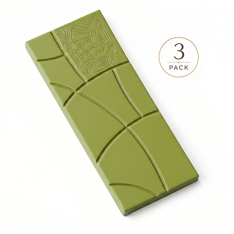 Matcha Chocolate Bar with Puffed Quinoa