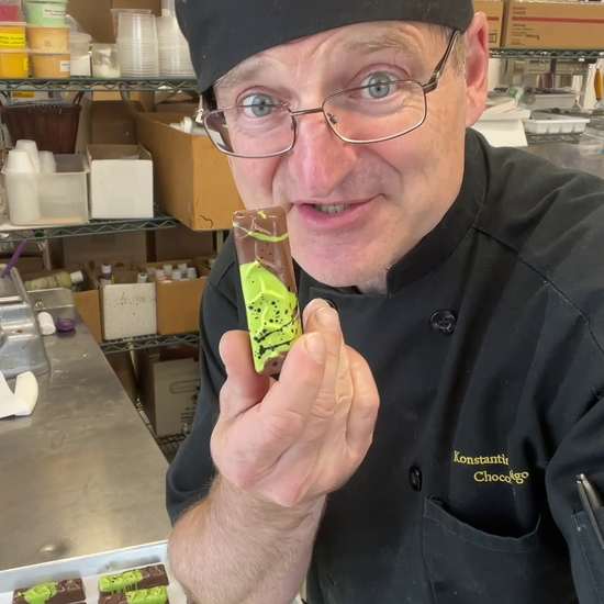 How the Pistachio Kataifi "Dubai" Bar is made