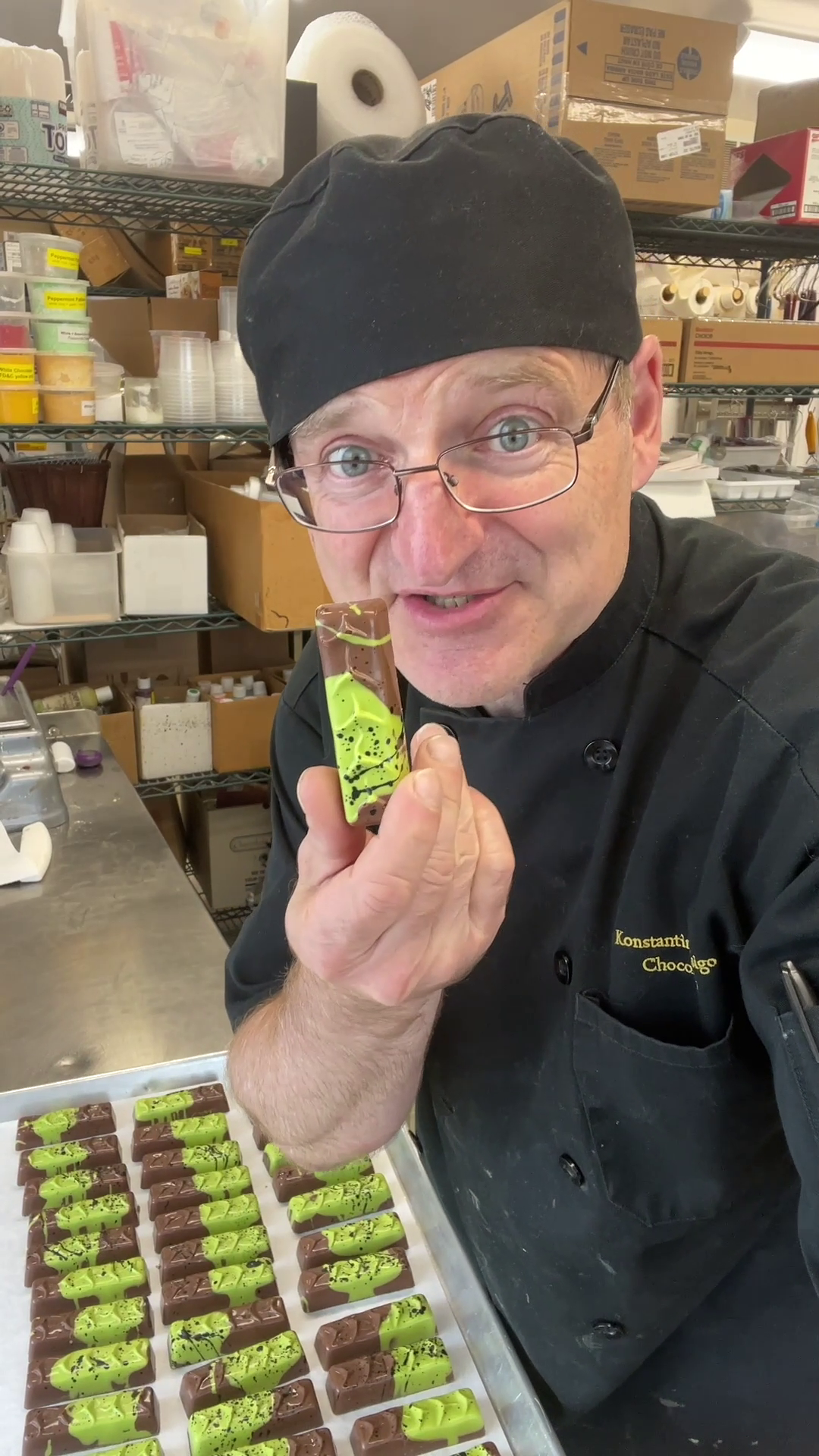 How the Pistachio Kataifi "Dubai" Bar is made