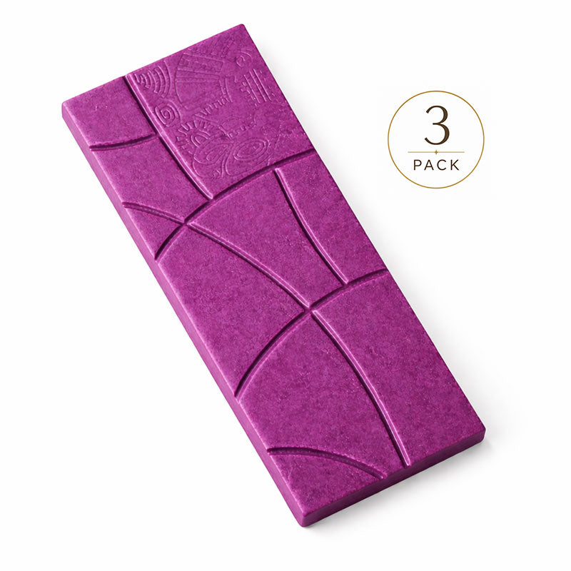 Ube Chocolate Bar with Puffed Quinoa